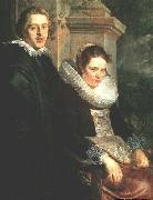 JORDAENS, Jacob Portrait of a Young Married Couple china oil painting artist